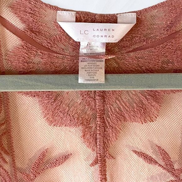 Lauren Conrad Pink Sheer Floor Length Cover Up - Picture 5 of 6